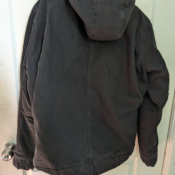 Men's Sherpa lined Carhartt utility jacket sz sm - Picture 3 of 4